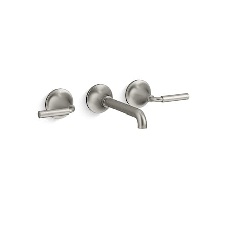 Tone Widespread Wall Mount Sink Fct Vibrant Brushed Nickel